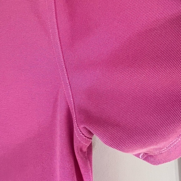 NIKE MEN Dry-Fit Victory Polo Shirt Sport Golf Business Casual Pink White Men M - Picture 5 of 16